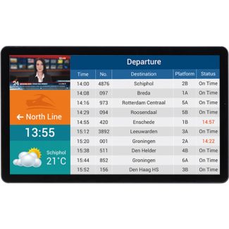 TPPC3201 31.5” Full-HD Passenger Information Fanless Panel PC